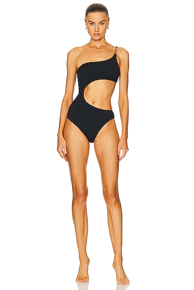 Agent Provocateur Tiaa Swimsuit in Black & Gold