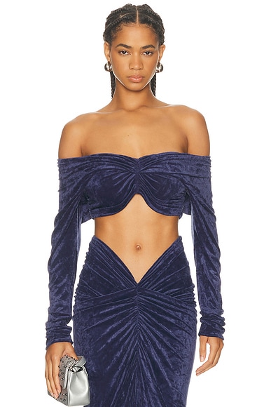 Draped Sleeve Top