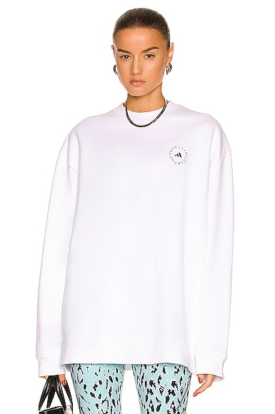 adidas by Stella McCartney Sportswear Sweatshirt in White