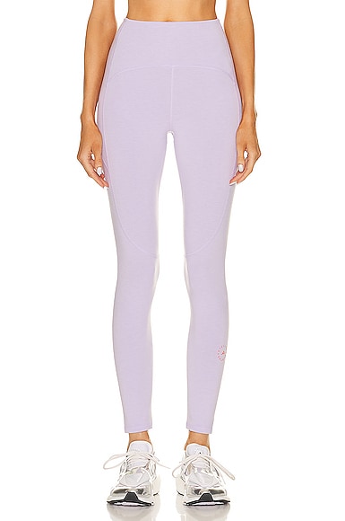adidas by Stella McCartney True Strength Yoga 7/8 Tight Legging in Lavender