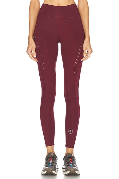 adidas by Stella McCartney Truepurpose Optime Training Leggings in Shadow Red