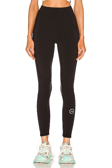 adidas by Stella McCartney True Strength Yoga 7/8 Tight Legging in Black
