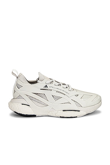 Adidas By Stella Mccartney Solarglide Panelled Running Sneakers In Beige