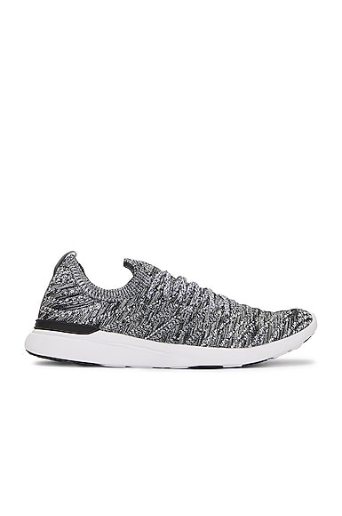 APL: Athletic Propulsion Labs Techloom Wave in Heather Grey, Black, & White