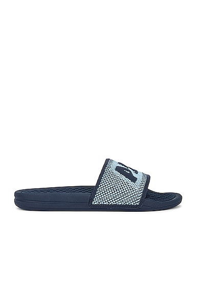Shop Apl Athletic Propulsion Labs Techloom Slide In Midnight & Ice Blue