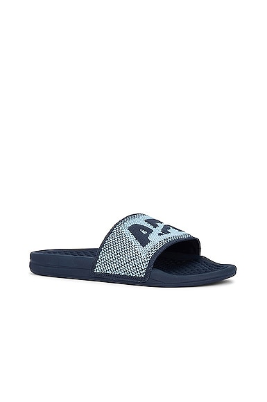Shop Apl Athletic Propulsion Labs Techloom Slide In Midnight & Ice Blue
