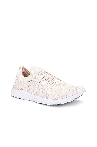 Shop Apl Athletic Propulsion Labs Techloom Wave Sneaker In Beach  Ivory & White
