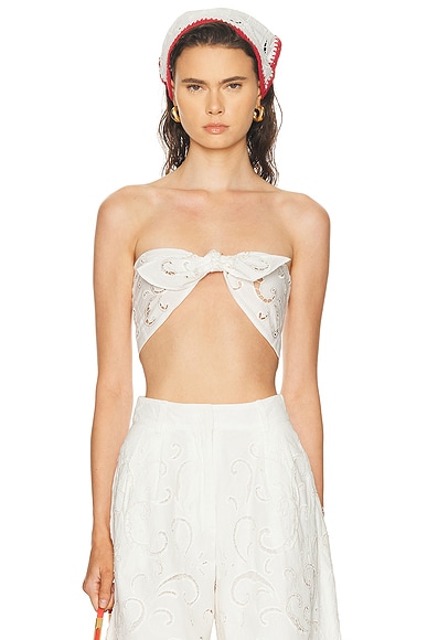 All That Remains Twist Top in White