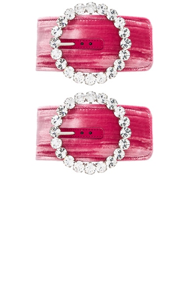Crystal Buckle Anklet Cuff