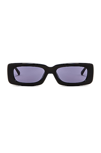 THE ATTICO Mini Marfa Sunglasses in Black