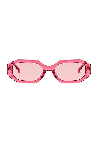 THE ATTICO Irene Sunglasses in Pink