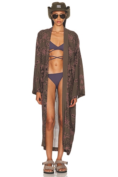 Missoni Kaftan in Black, White, & Gold | FWRD