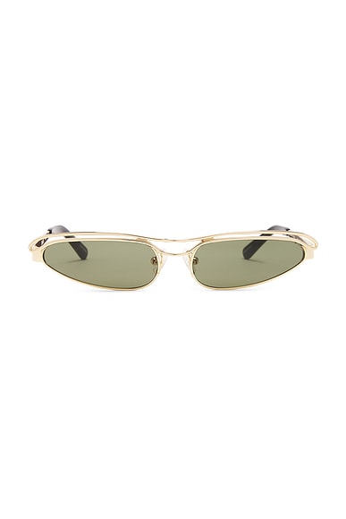 サングラス THE ATTICO SS25 Woman SUNGLASSES (ATTICO16C12SUN 12 YELLOW) THE ATTICO VANESSA/BRONZE - Sunglasses