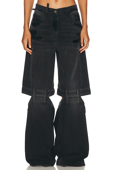 Long Cut-out Wide Leg