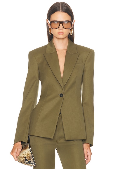 ジャケット THE ATTICO Woman Jacket Brown 250WCB00066DDC093AA 064 Brown bomber for Women | THE ATTICO®