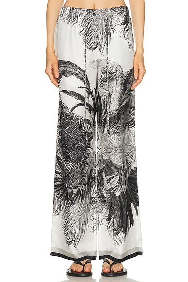 Feather Print Pant