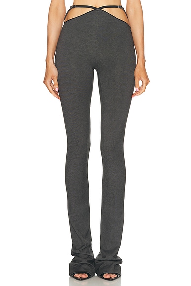 パンツ THE ATTICO Flared pants The Attico cut-out Flared Trousers | Black | FARFETCH