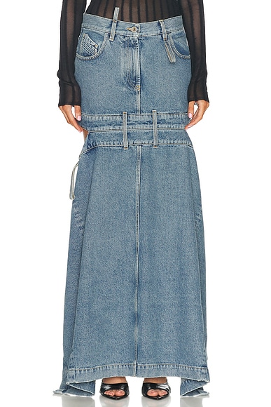 早割チケット Light in Skirt Pant Denim Gaultier Paul Jean Blue FWRD | スカート