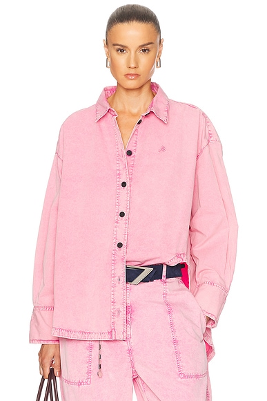 ー品販売  Chemise La JACQUEMUS Vallena FWRD | Checked Pink Print in トップス