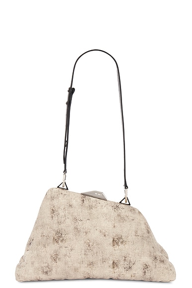 【関税込み】THE ATTICO 'Day Off' shoulder bag THE ATTICO Day Off Shoulder Bag in Sand Melange | FWRD