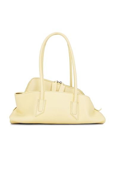 THE ATTICO La Passeggiata Small Top Handle Bag in Dusty