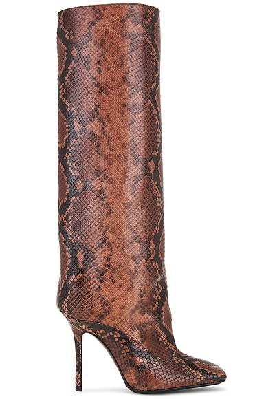Isabel Marant Suede Latsen Boots in Taupe FWRD