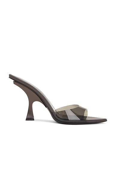 THE ATTICO Ester Mule in Dark Grey