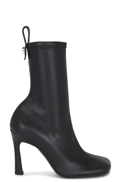 THE ATTICO Mia 95mm Ankle Boot in Black