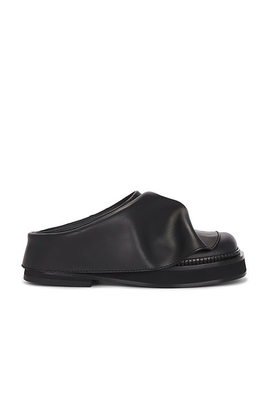The Row Emi Flatform Sandal in Black | FWRD