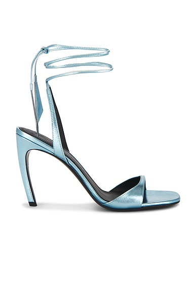 THE ATTICO Ora 95mm Sandal in Sky Blue