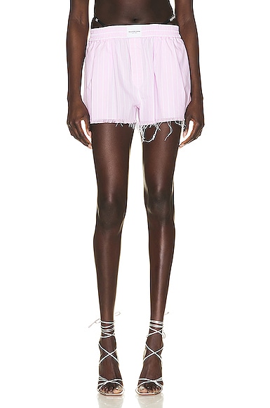 Crystal Thong Frayed Boxer