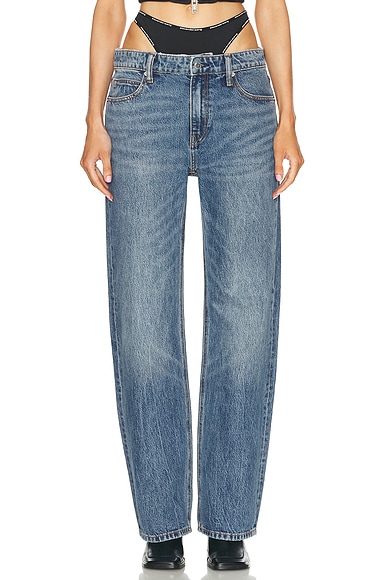 Alexander Wang Wide Leg With Logo Bikini in Vintage Medium