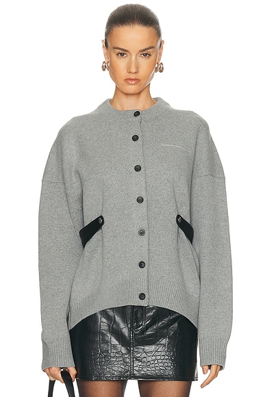 Alexander Wang Cardigan in Heather Grey