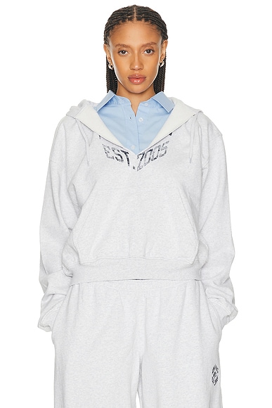 Prestyled Slashed Hoodie