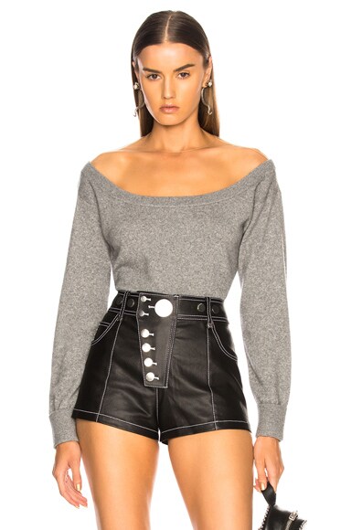 Fitted Cropped Sweater