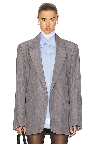 Alexander Wang Oversized Blazer in Grey