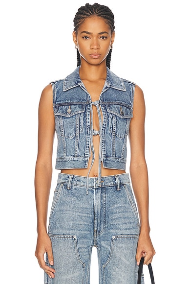 Tie Front Vest