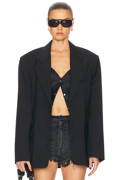 Alexander Wang Oversized Blazer in Black