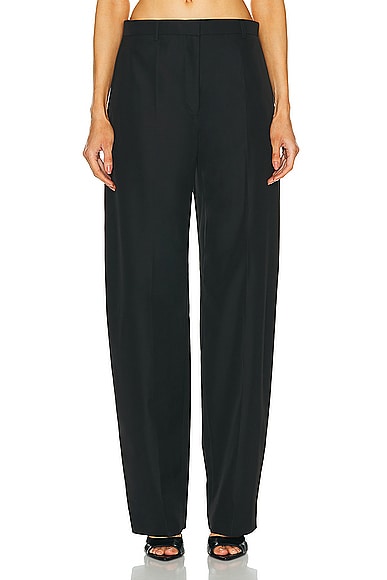 Low Waisted Pant With Back Slits