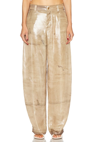 Alexander Wang Wide Leg Pant in Tannin
