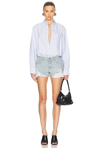 Prestyled Button Down Romper