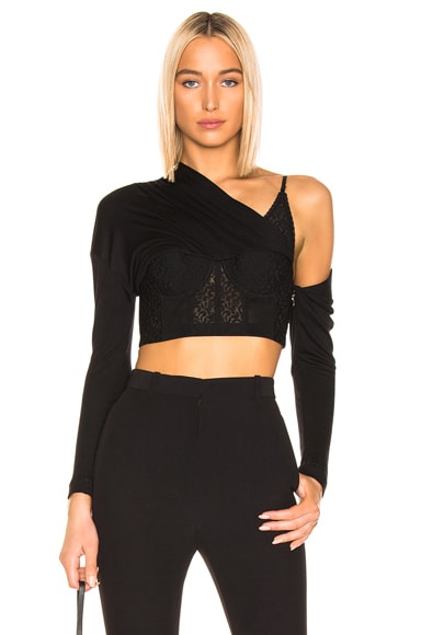 alexander wang bustier top