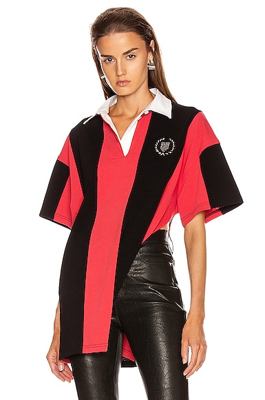 Short Sleeve Rugby Collared Shirt