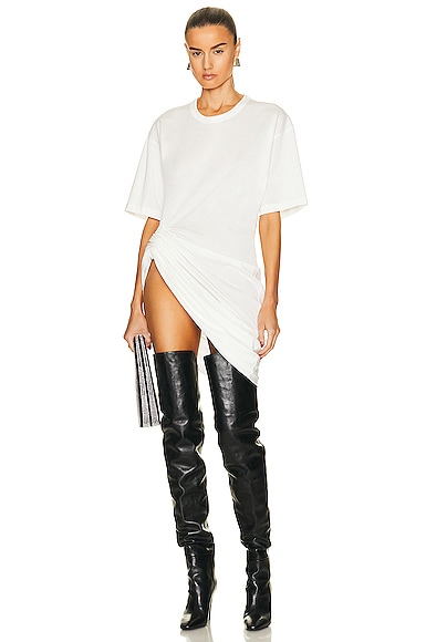 Front Drape Short Sleeve Tee