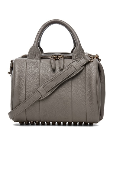 Alexander Wang Rockie Satchel with Silver Hardware in Oyster | FWRD