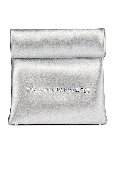 Alexander wang sale paper bag clutch