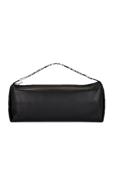 scrunchie mini bag in satin