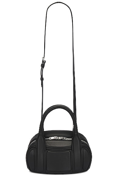 Alexander Wang Roc Small Top Handle With Shoulder Strap In Black