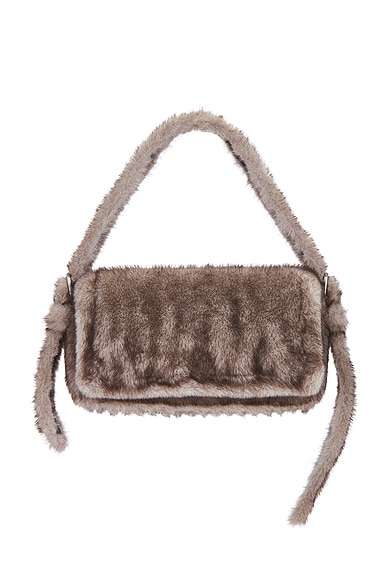 Alexander Wang Ricco Slim Flap Bag in Grey