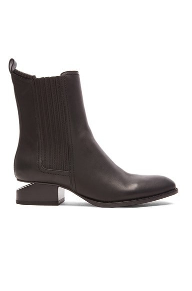 Anouck Leather Chelsea Boots with Silver Hardware